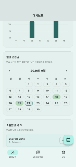 월간 연습 캘린더